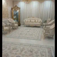 جفت فرش ۹ متری گل برجسته