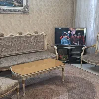 مبل استیل تمام چوب ۹نفره با ناهارخوری ۸نفره|مبلمان خانگی و میز عسلی|آفتاب, |دیوار