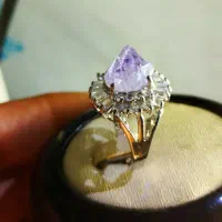 انگشتر زنانه. اوپال. شجر. آمیتیست و.