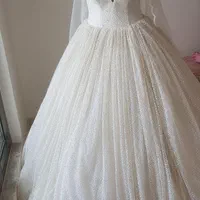 لباس عروس لاکچری مزن دوز