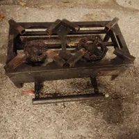 گاز دو قلو رو میزی با زمینی