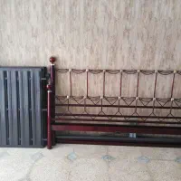 تخت فلزی دونفره|تخت و سرویس خواب|همدان, |دیوار