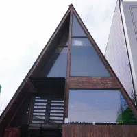 کلبه چوبی با جکوزی