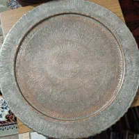 سینی مسی قدیمی ابعاد۴۳در۴۳