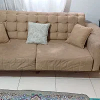 مبل هشت نفره همراه میرعسلی و جلومبلی|مبلمان خانگی و میز عسلی|گلستان (تهران), |دیوار