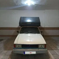 پیکان وانت بدون رنگ تمیز 93 مسقف 5 دنده کولر دار