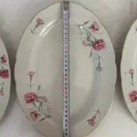 دیس چینی قدیمی و بشقاب