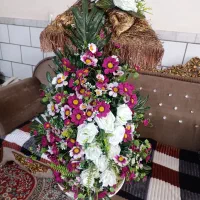 انواع گل و گلدان|گل مصنوعی|کرمان, |دیوار