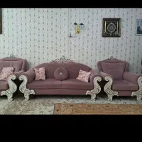 مبلمان 8 نفره شرکتی همراه عسلی