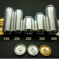 انواع قوطی آلومینیومی نوشیدنی 300و500 سی سی