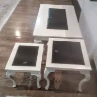 فروش میز جلو مبلی و دو عدد گل میز