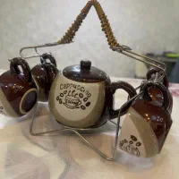 پارچ و لیوان ایتالیایی اصل|کلکسیون اشیاء عتیقه|پردیس, فاز ۱۱|دیوار