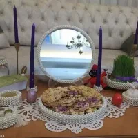 ست هفت سین  مروارید بافی و تریکو بافی