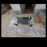 میز عسلی شیشه ایی