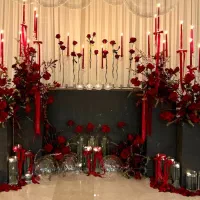 گل آرایی یلدایی و نامزدی بادکنک آرایی تولد