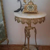 میز تلفن برنز