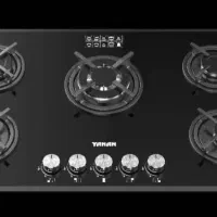گاز رومیزی شیشه ای ۵شعله .با قیمت استثنایی