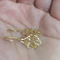 گوشواره  و انگشتر طلا