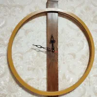ساعت رینگی چوبی