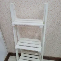 استند سفید سه طبقه