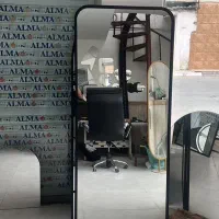 اینه فلزی مدل پنجره ایی ابعاد ۱۸۰ سفارشی|آینه|قائمشهر, |دیوار