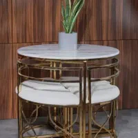 میز غدا خوری ناهارخوری کم جا مربع میز صبحانه خوری