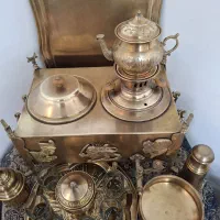 سماور زغالی جنس برنجی
