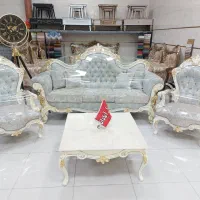 مبلمان استیل کلاسیک ۹نفره راش گرجستان مدل نیکودرحد|مبلمان خانگی و میز عسلی|تنکابن, |دیوار