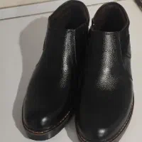 نیم پوتین چرم اصل