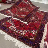 فرش دستباف (بساک) جفت ۶ متری مهربان ضخیم|فرش|مشکین‌دشت, |دیوار