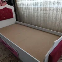 تخت خواب تک نفره همراه با تشک|تخت و سرویس خواب|تهران, آهنگ|دیوار