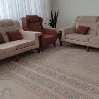 مبل ۷ نفره کاملا سالم|مبلمان خانگی و میز عسلی|محمدیه-قزوین, |دیوار