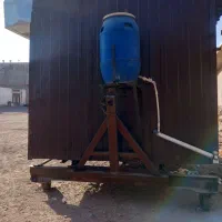 کانکس چوبی نمای روبرو کرکره ای