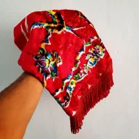 طاقچه پوش طاووس مخمل کاشان (کمیاب)