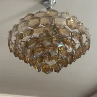 لوستر الماس کروم 65|لوستر و چراغ آویز|یزد, |دیوار