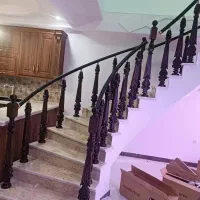 نرده پلیمری شیک استیل ۳۰۴ ضد زنگ پله|مصالح و تجهیزات ساختمان|اهواز, کمپلو جنوبی|دیوار