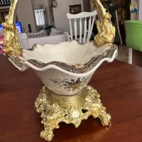 کشکول زینک چین طلاکوب|ظروف سرو و پذیرایی|تهران, امانیه|دیوار