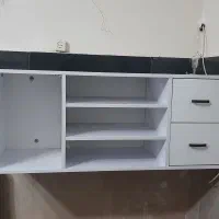 میز تلویزیون دیواری . کتابخانه
