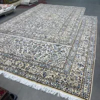 فرش دستباف (بساک)جفت۹ متری یکی خوب یکی تخ نما شده|فرش|مشکیندشت, |دیوار