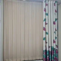 پرده با شال