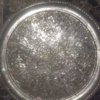 سینی مسی قلم کاری قدیمی