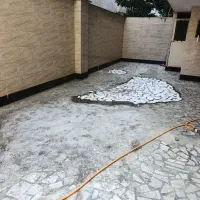 لاشه چینی کف سازی سنگ فرش موزاییک کاری|خدمات پیشه و مهارت|رشت, صفاری|دیوار