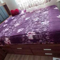 تخت دونفره شرکتی به همراه تشک|تخت و سرویس خواب|تهران, چهارصد دستگاه|دیوار