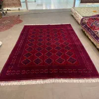 فرش دستباف (بساک)کرک افغان باف ریز ظریف|فرش|مشکیندشت, |دیوار