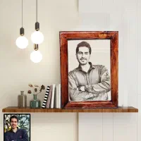 تولدش چهرشو رو چوب حک کن و بهش هدیه بده|تابلو، نقاشی، عکس|نیشابور, امین اسلامی|دیوار