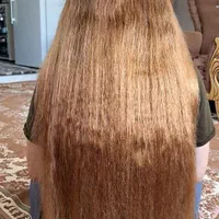 موهای بلند طبیعی و رنگ شده