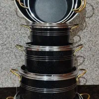 سرویس قابلمه14پارچه گرانیتی لانه زنبوری هلنانونو|ظروف پخت‌وپز|مریوان, |دیوار