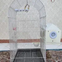 قفس پرنده بزرگ و جادار سالم و تمیز در حدنو