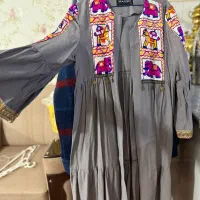 مانتو خاکه دوزی بلند