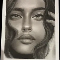 نقاشی حرفه ای سیاه قلم مناسب تابلو